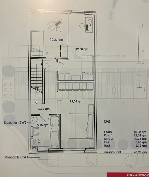 Grundriss Obergeschoss